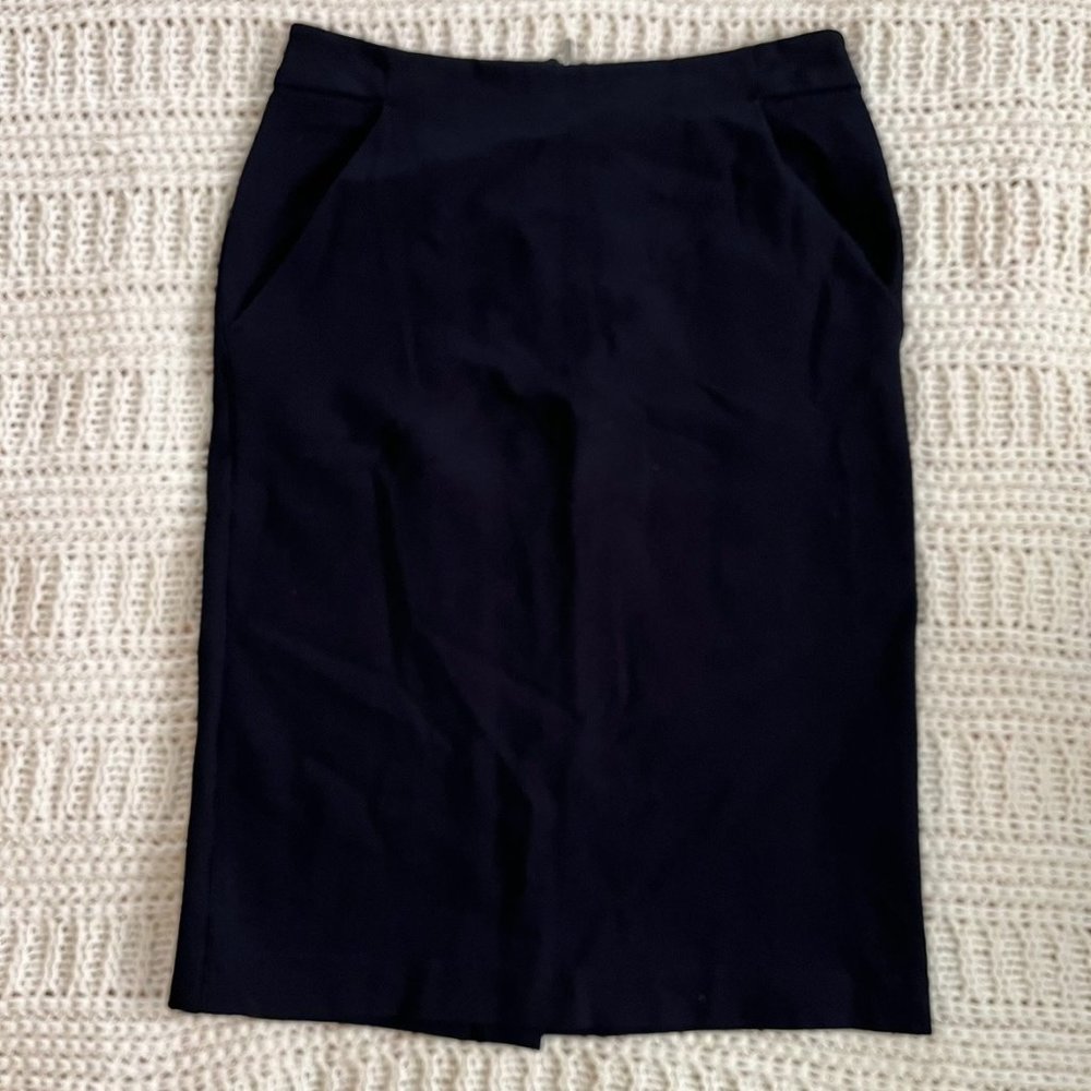 A New Day Navy Blue Pencil Skirt Size 2